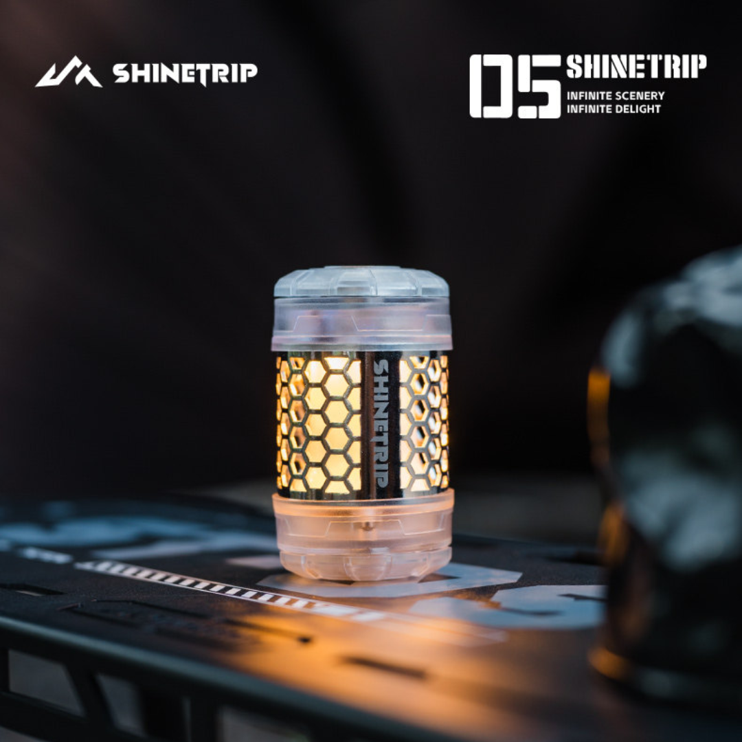 ShineTrip ST-05 Series Rotating 19 Glimmer Light - Honeycomb Black