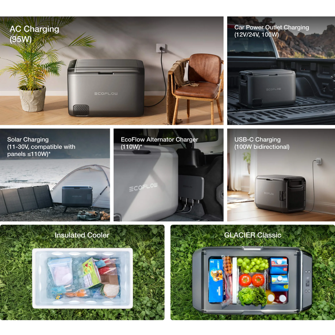 EcoFlow Glacier Classic Portable Fridge Freezer 35L