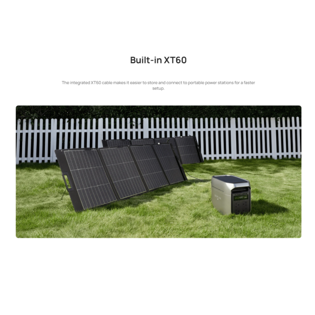 EcoFlow 220W Lightweight Portable Solar Panel