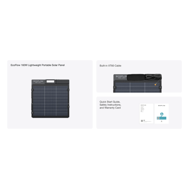 EcoFlow 160W Lightweight Portable Solar Panel