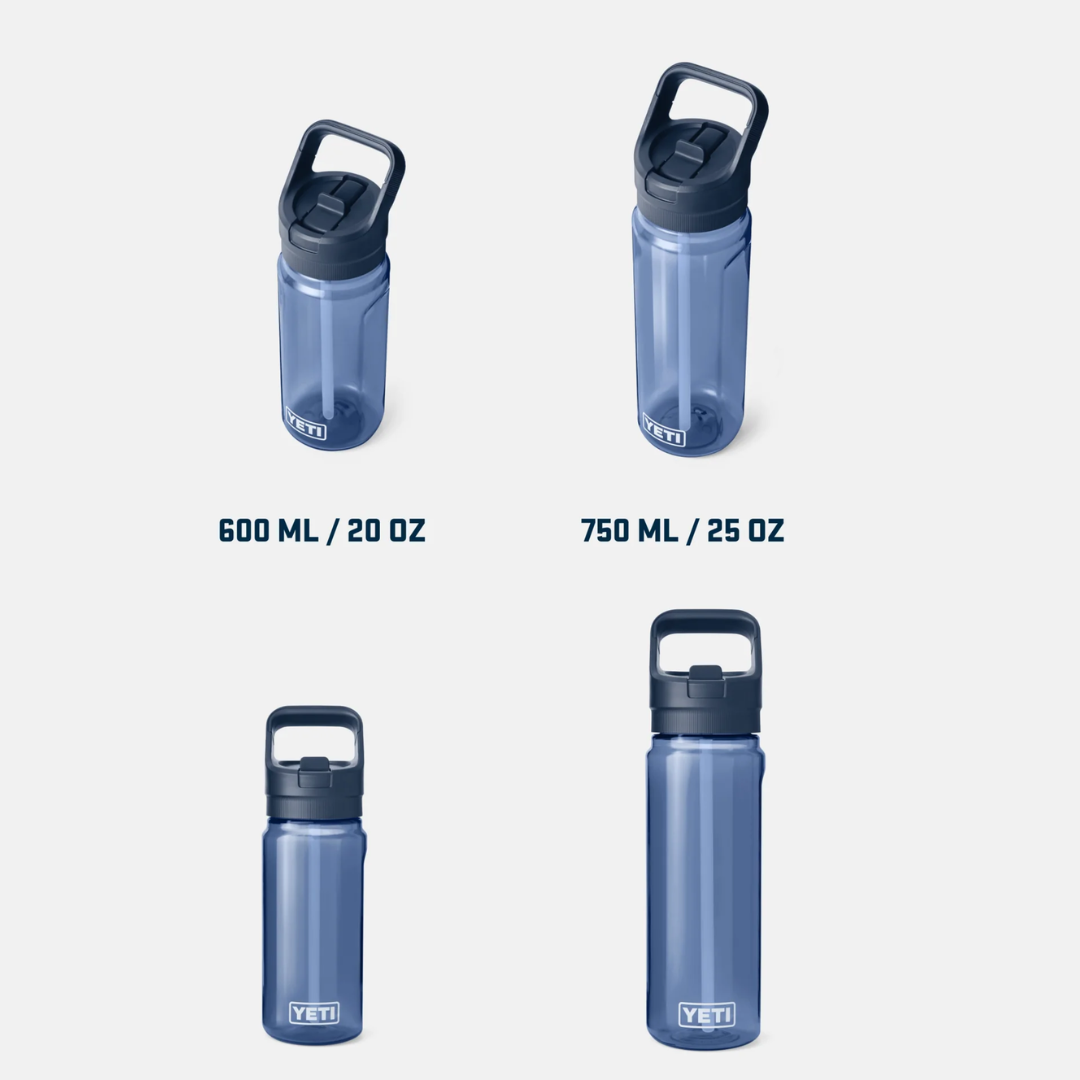 YETI Yonder 25 oz (750ml) Water Bottle with Color-Matched Yonder Straw Cap - Seafoam