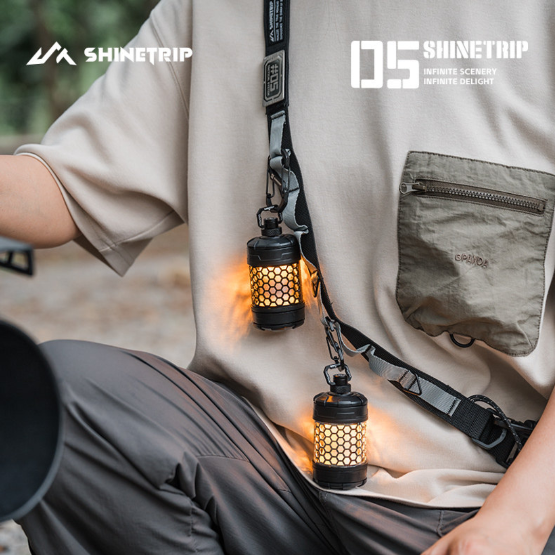 ShineTrip ST-05 Series Rotating 19 Glimmer Light - Honeycomb Black