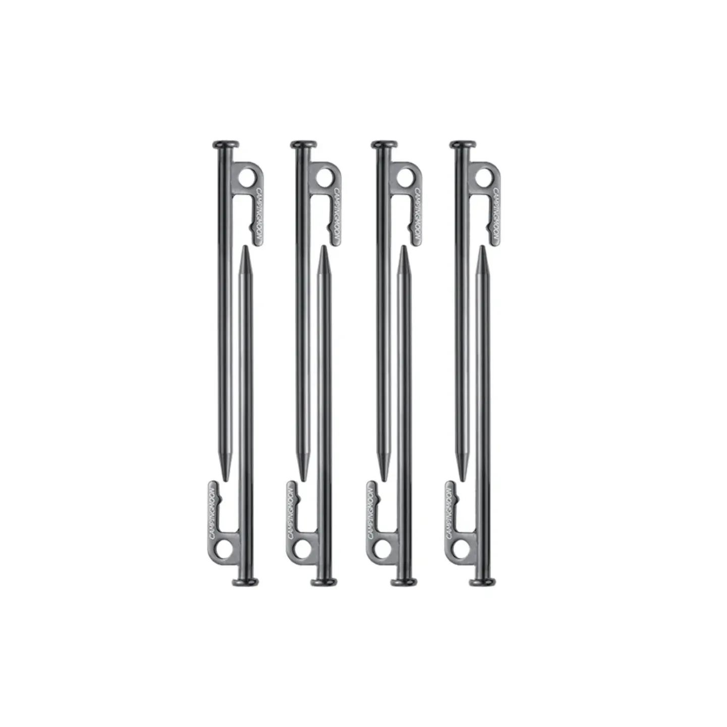 Campingmoon Carbon Steel Tent Stakes 40cm 6pcs