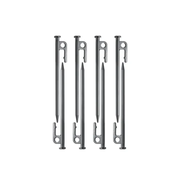 Campingmoon Carbon Steel Tent Stakes 40cm 6pcs