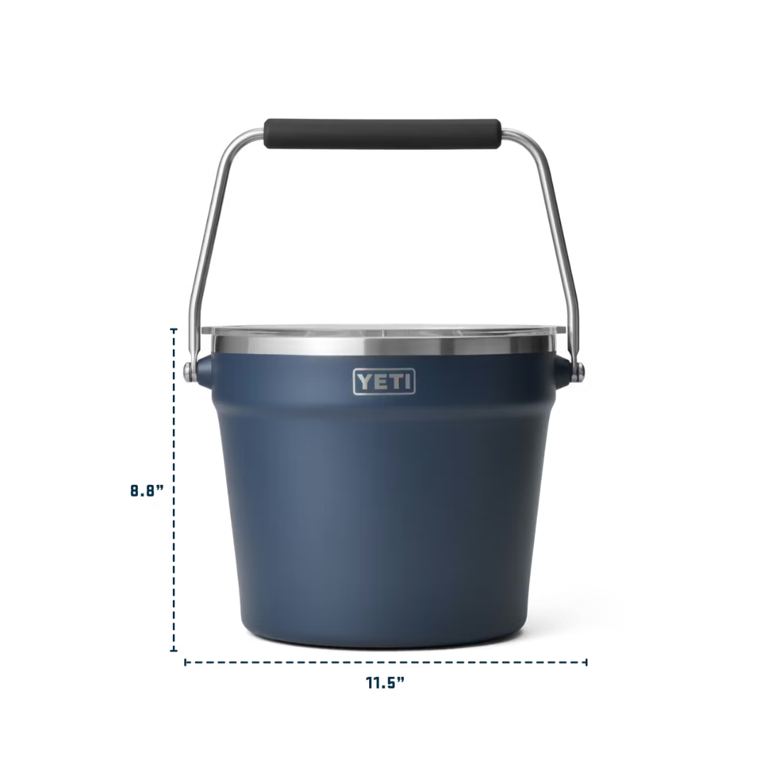 YETI Rambler Beverage Bucket with Lid 7.6L - Cape Taupe