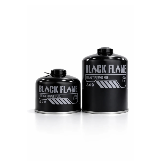 Black Flame Butane Gas Cartridge 230g | screw-type
