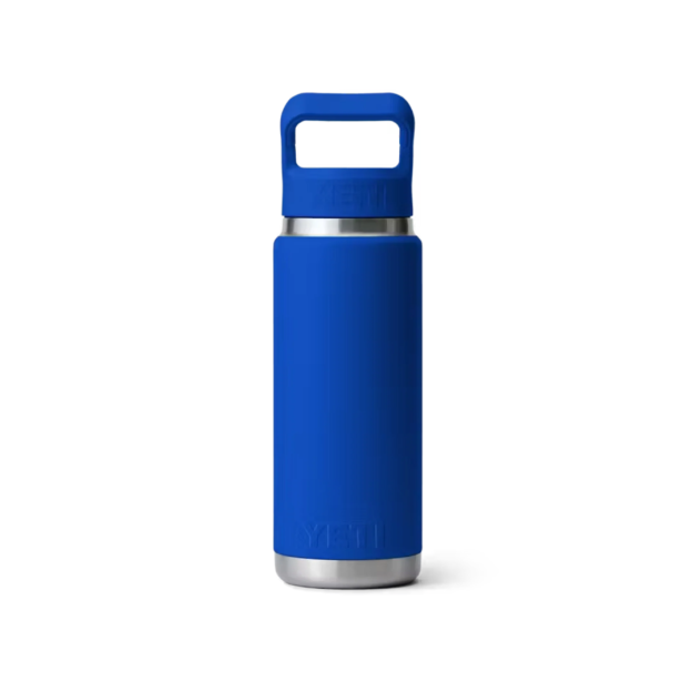 YETI Rambler 26 oz Water Bottle With Color-Matched Straw Cap - Royal Blue