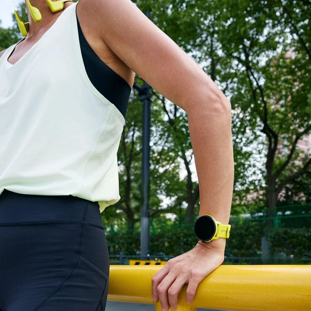 SUUNTO Run - Lime with Silicone Strap
