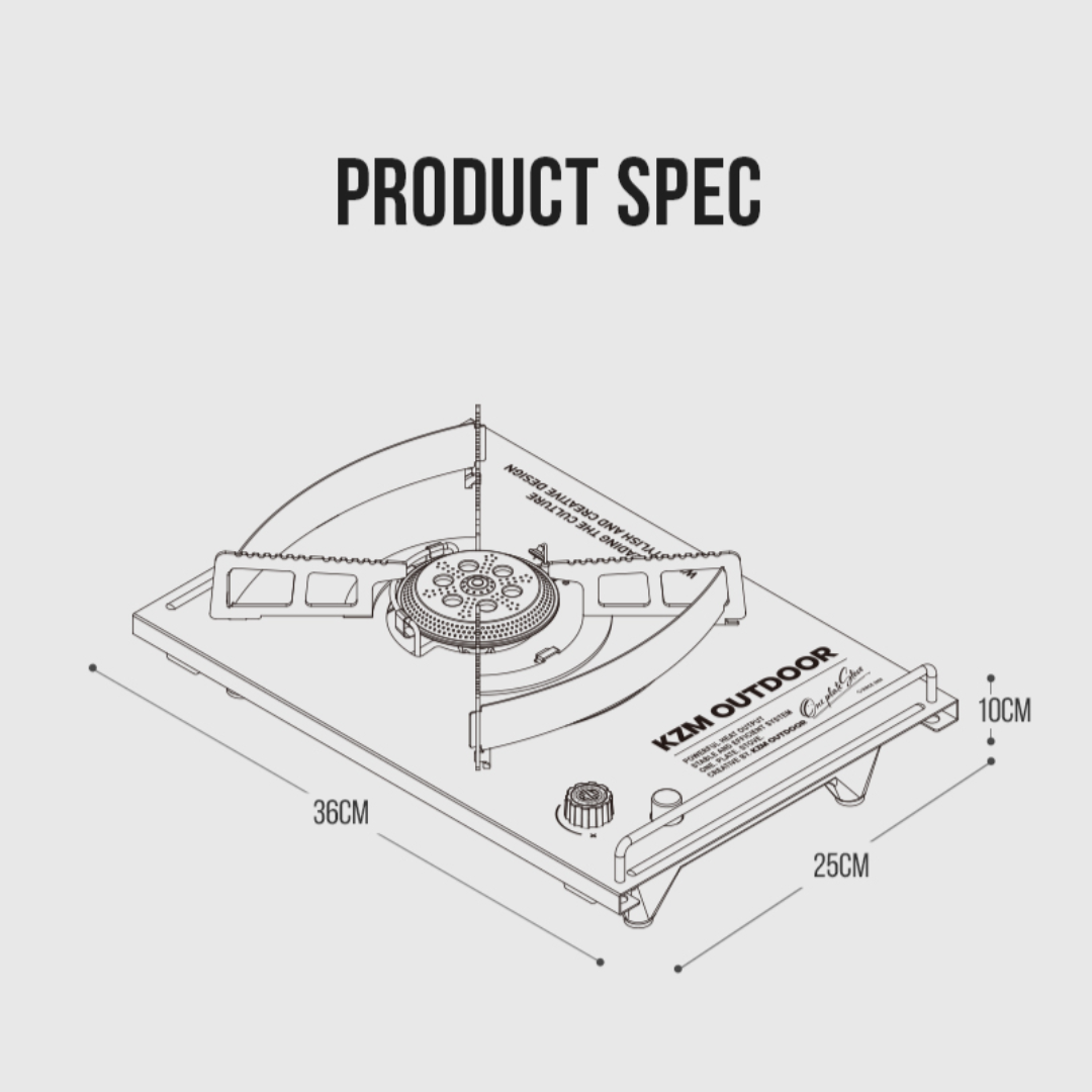 KZM One Plate Stove - IGT 1 Unit 