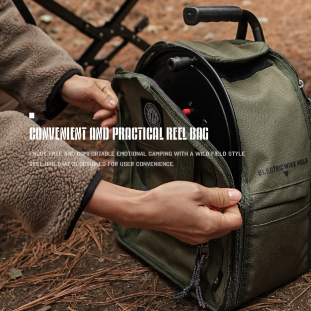 KZM New Field Reel Bag - Tan