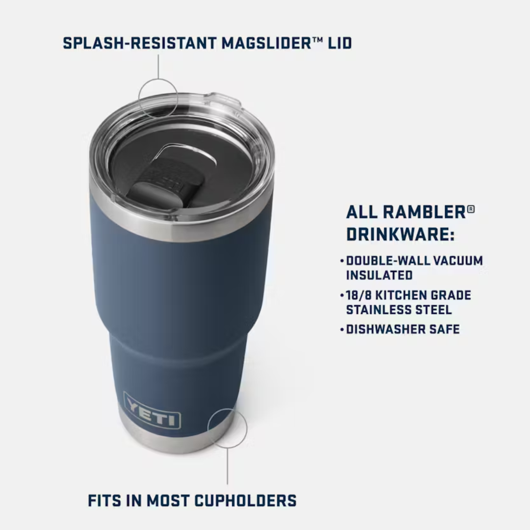 YETI Rambler 30 oz Tumbler With Magslider™ Lid - Cape Taupe