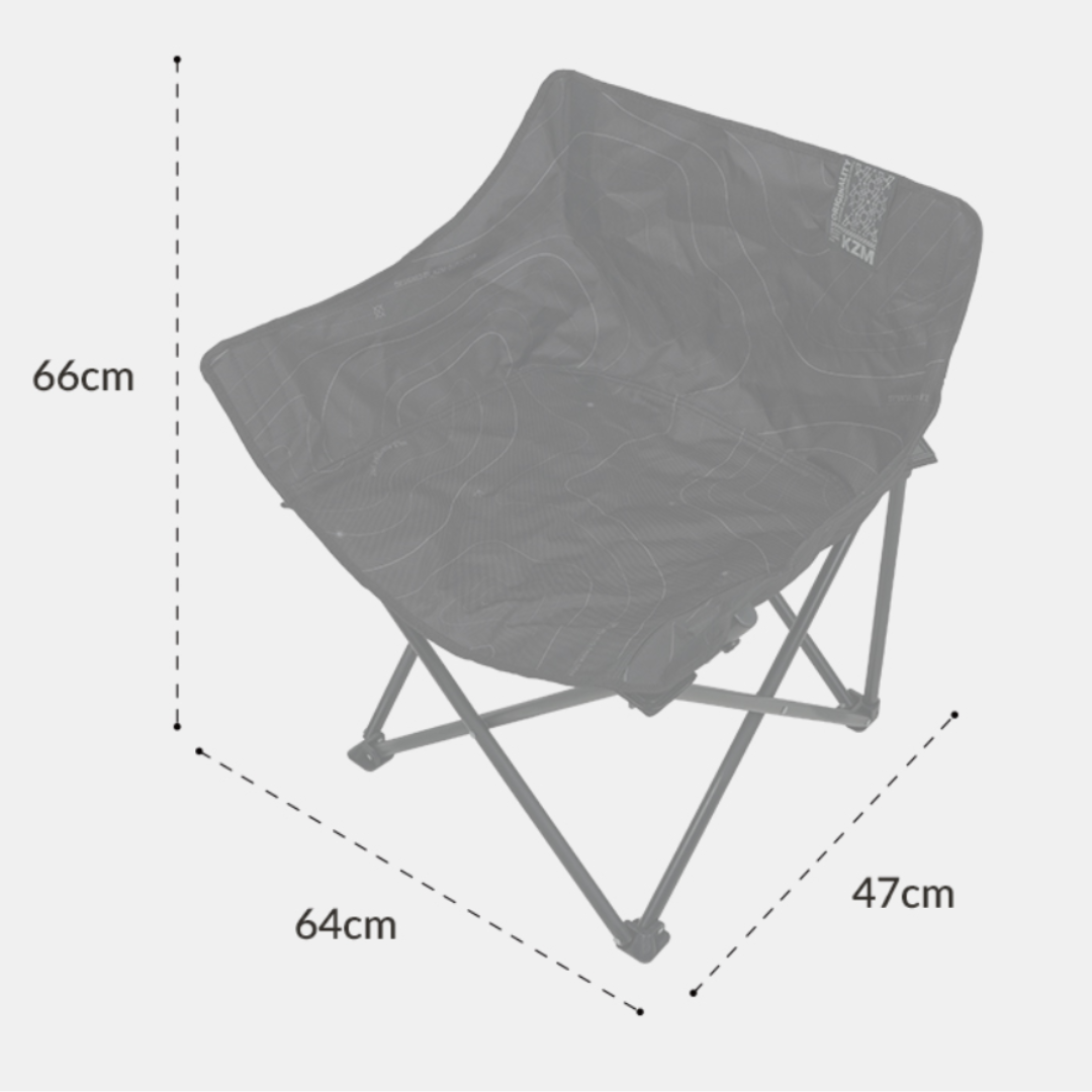 KZM Contour Nest Chair - Black