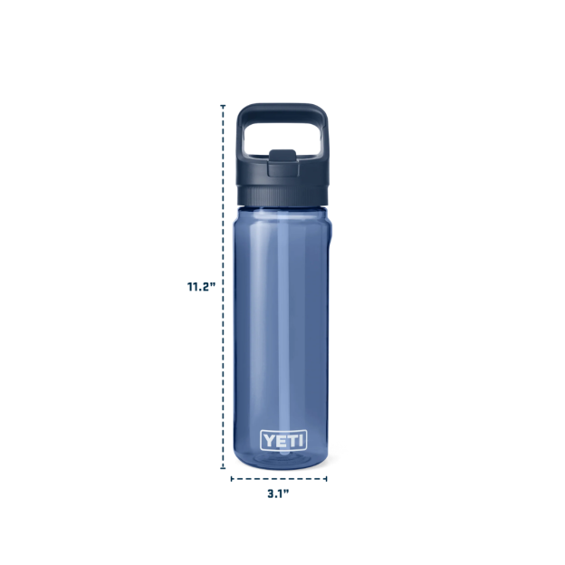 YETI Yonder 25 oz (750ml) Water Bottle with Color-Matched Yonder Straw Cap - Seafoam