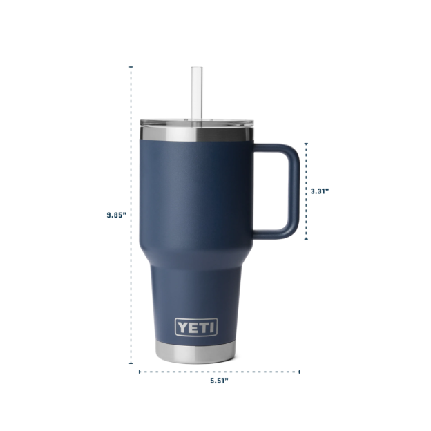 YETI Rambler 35 oz Straw Mug with Straw Lid - Tropical Pink