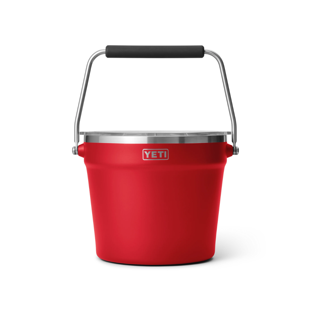 YETI Rambler Beverage Bucket with Lid 7.6L - Rescue Red