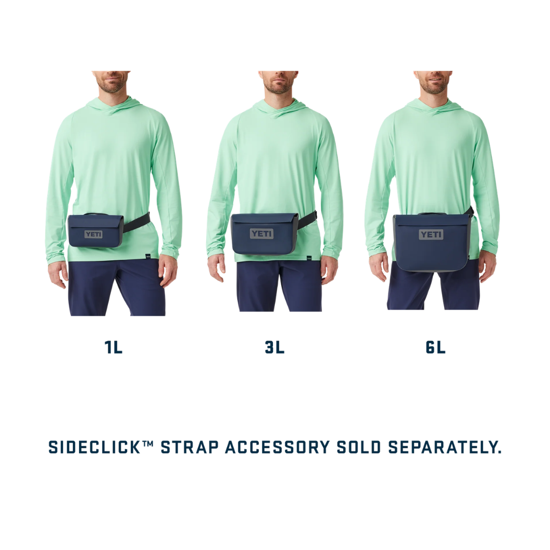 YETI SideKick Dry 3L Waterproof Gear Case - Black