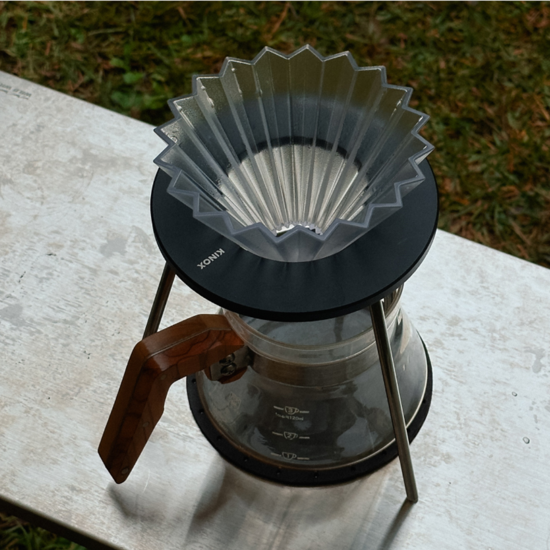 Kinox Coffee Drip Camping Stand - Silver
