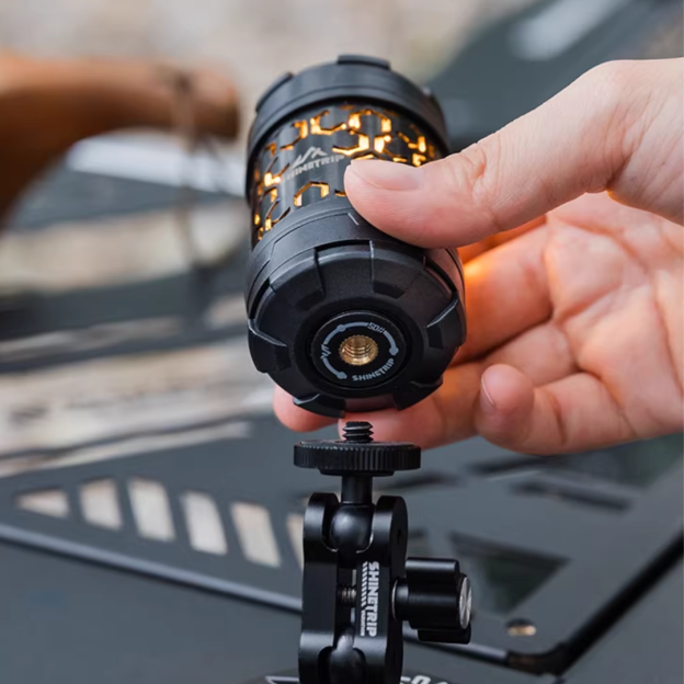 ShineTrip ST-05 Series Rotating 19 Glimmer Light - Honeycomb Black