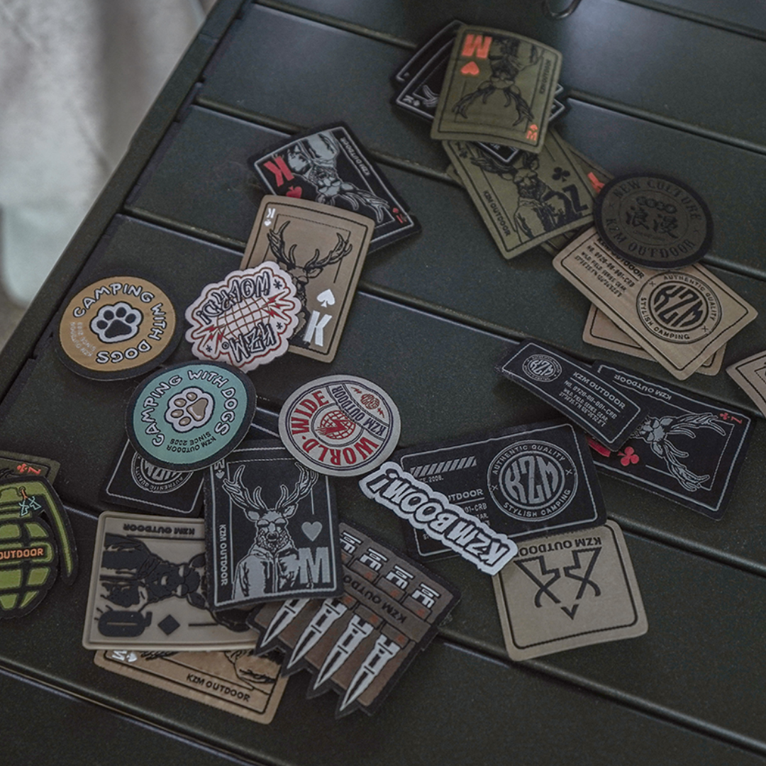 KZM Rubber Wappen - Field/Black