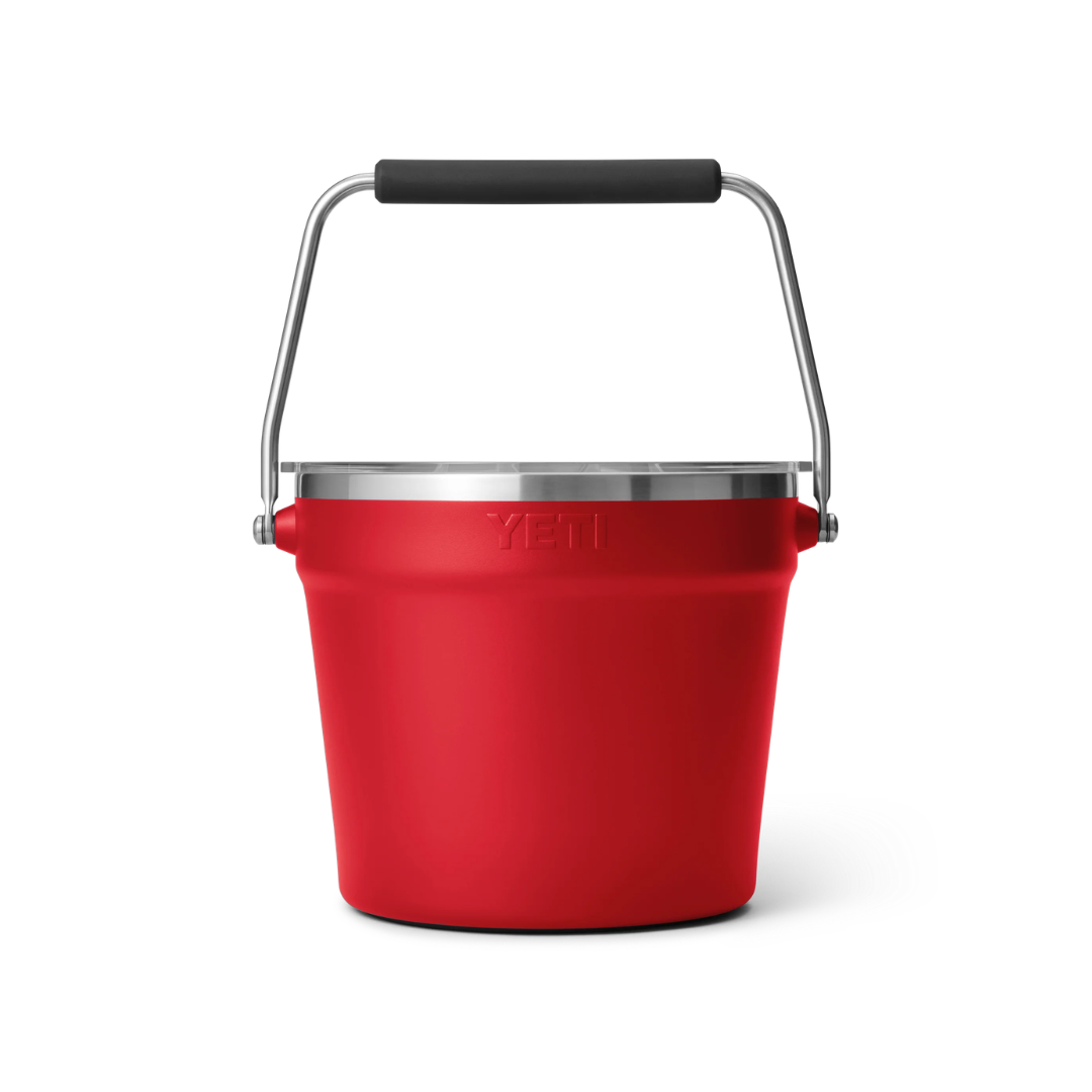 YETI Rambler Beverage Bucket with Lid 7.6L - Rescue Red