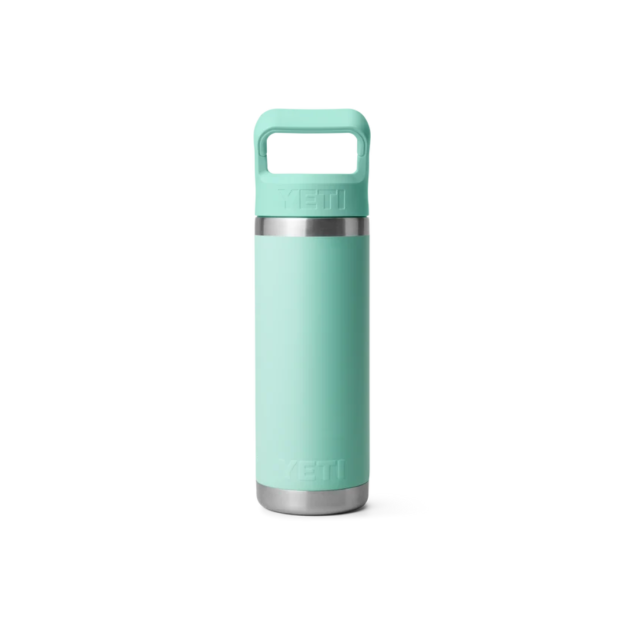 YETI Rambler 18 oz Water Bottle with Color-Matched Straw Cap- Seafoam