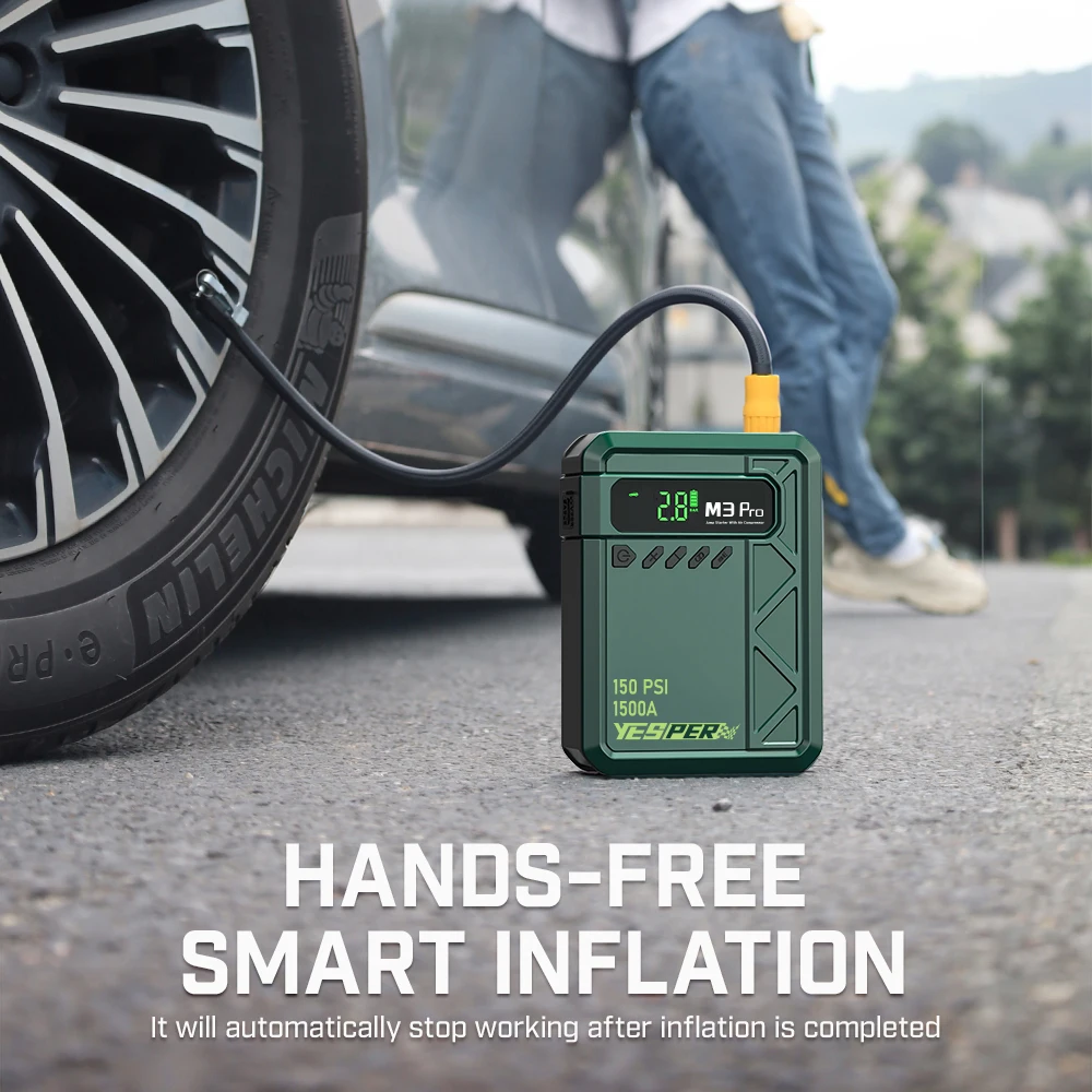 YESPER (Jump Starter + Air Pump) Almighty M3 - 8000mAh