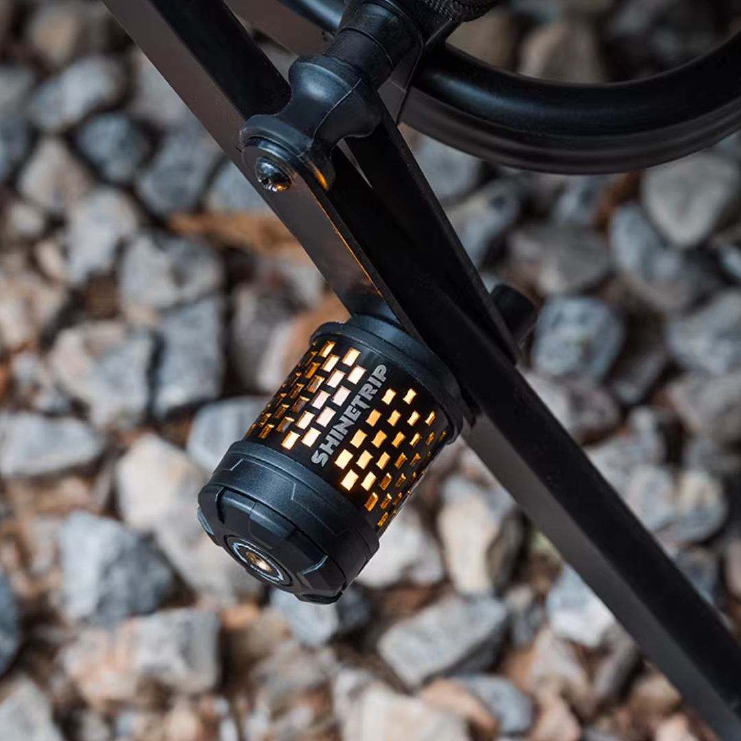 ShineTrip ST-05 Series Rotating 19 Glimmer Light - Honeycomb Black