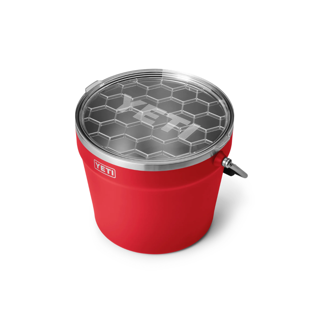 YETI Rambler Beverage Bucket with Lid 7.6L - Stainless Steel