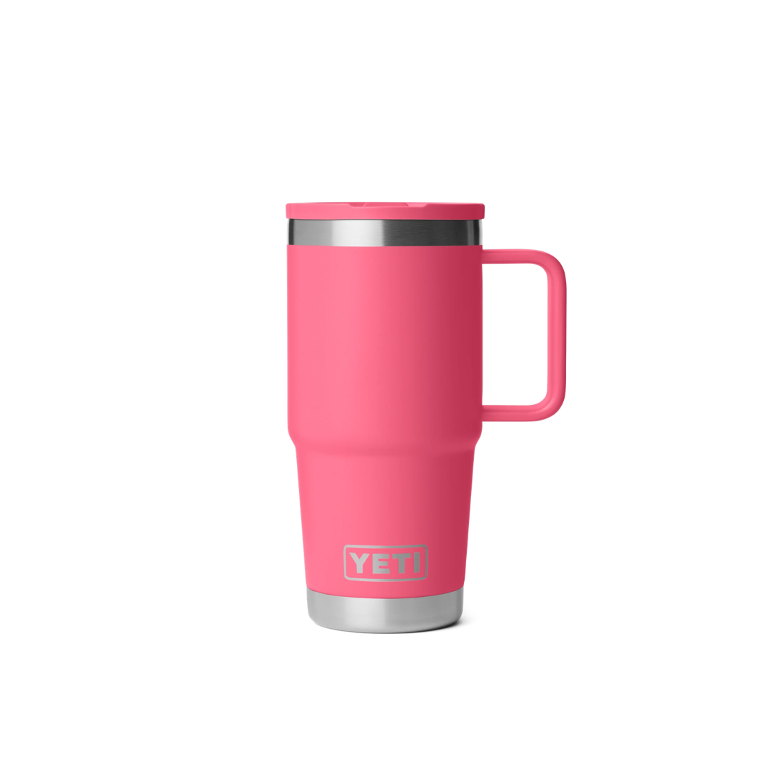 YETI Rambler 20 oz Travel Straw Mug With Color-Matched Straw Lid - Tropical Pink