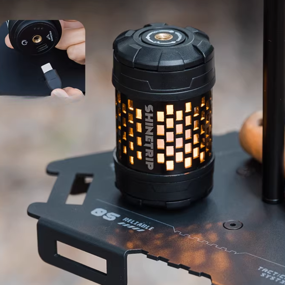 ShineTrip ST-05 Series Rotating 19 Glimmer Light - Honeycomb Black