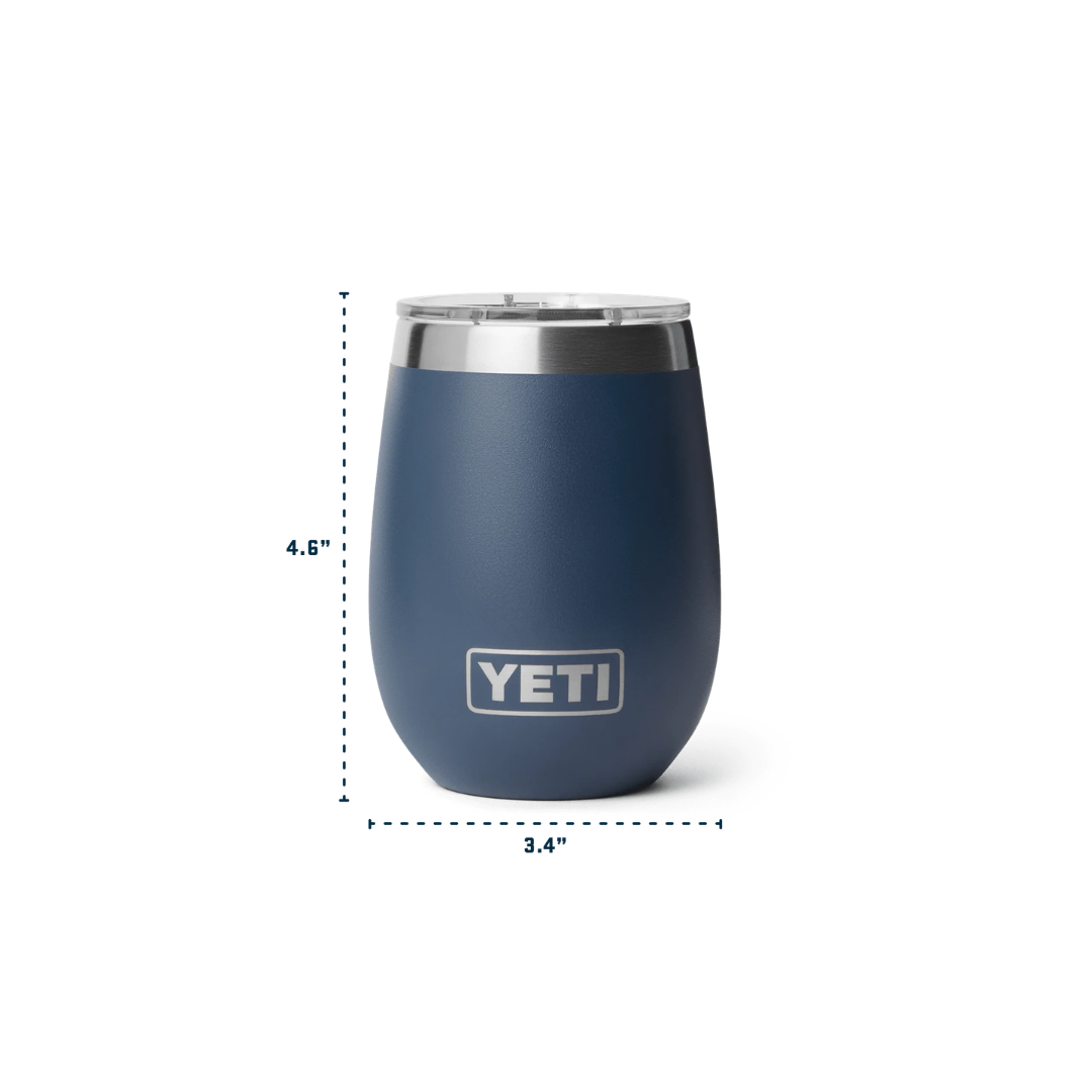YETI Rambler 10 oz Wine Tumbler with DuraSip Ceramic Lining - Rescue Red