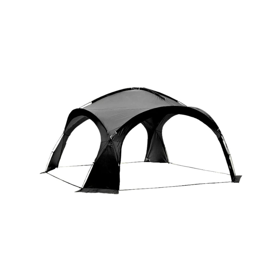 Stoic 2.3m Dome Shelter with Black-Coated Zipper Model - Black