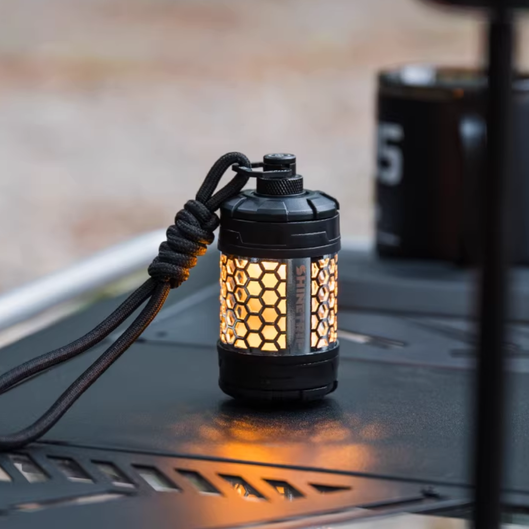 ShineTrip ST-05 Series Rotating 19 Glimmer Light - Honeycomb Black