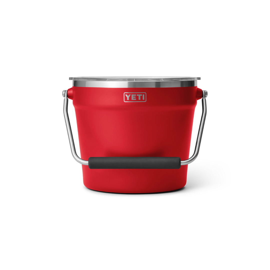 YETI Rambler Beverage Bucket with Lid 7.6L - Rescue Red