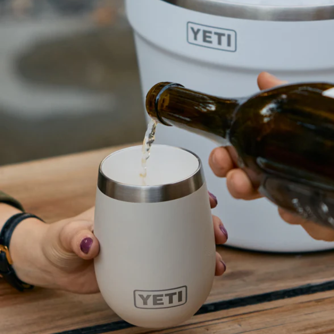 YETI Rambler 10 oz Wine Tumbler with DuraSip Ceramic Lining - Rescue Red