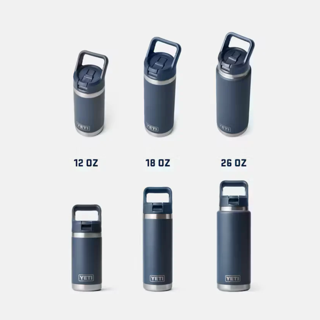 YETI Rambler 26 oz Water Bottle With Color-Matched Straw Cap - Ridgeline