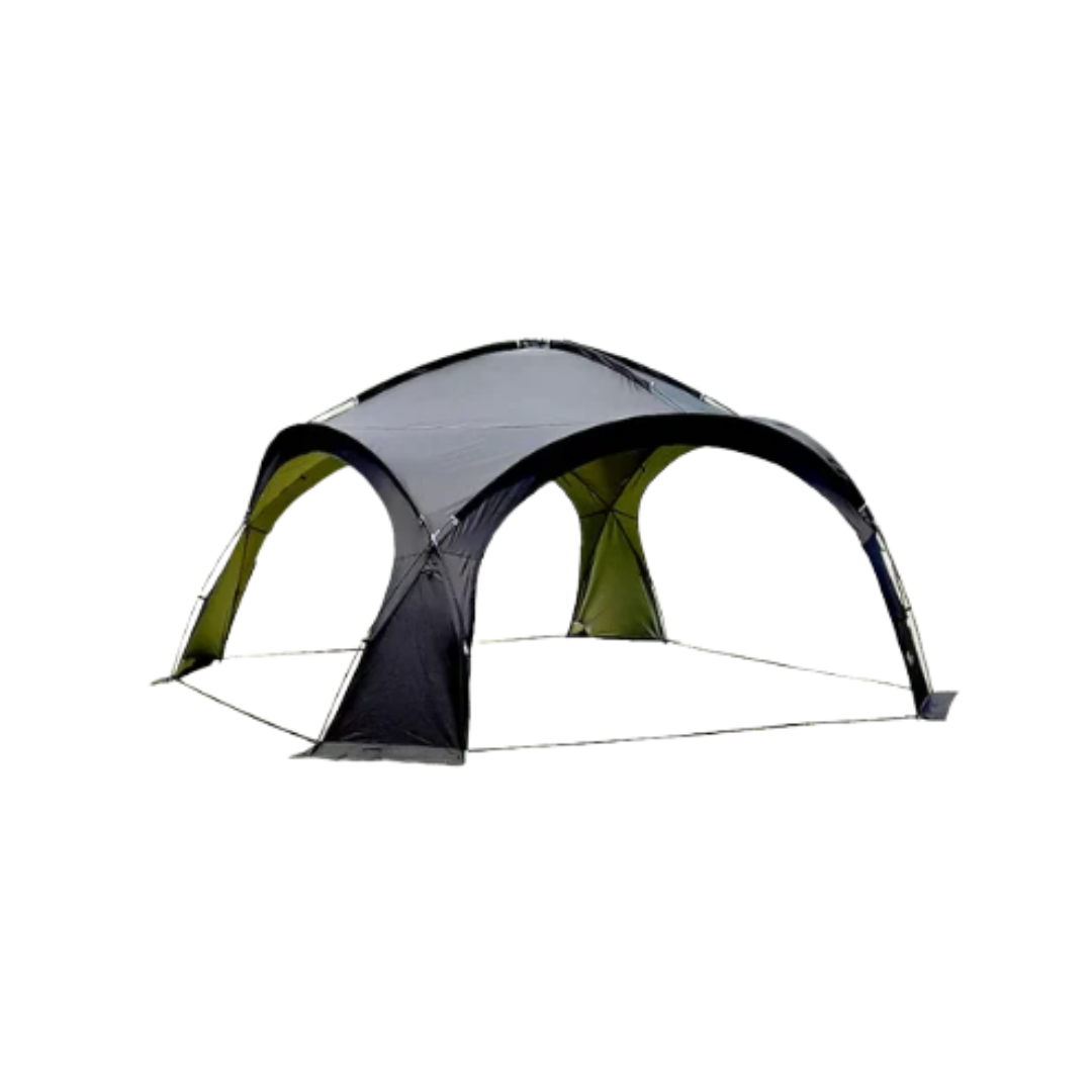 Stoic 2.3m Dome Shelter with Silver-Coated Zipper Model - Black
