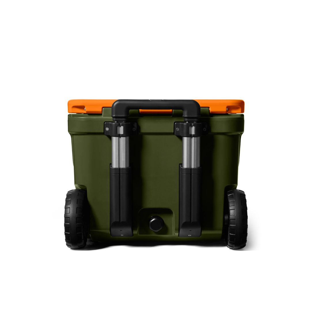 YETI Roadie 32 Wheeled Cooler - Olive/King Orange
