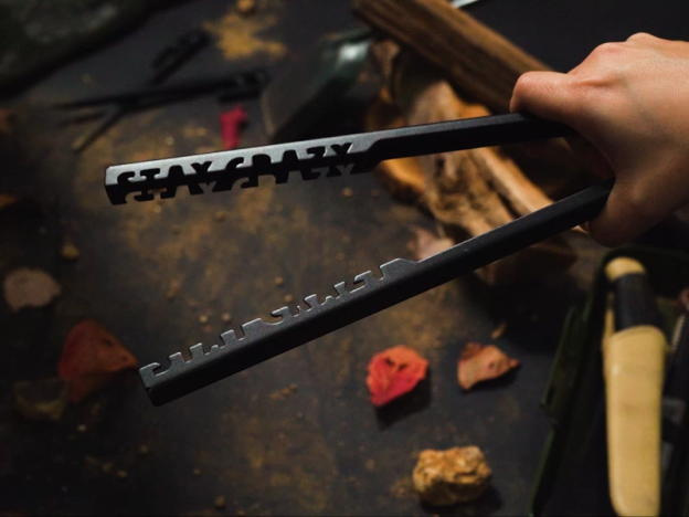 DOD Fire Tongs Lite - Black