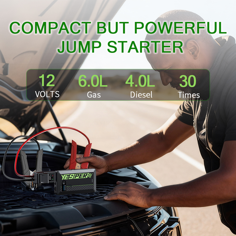 YESPER Armor Mini Multi-function Jump Starter 12V - 8000mAh