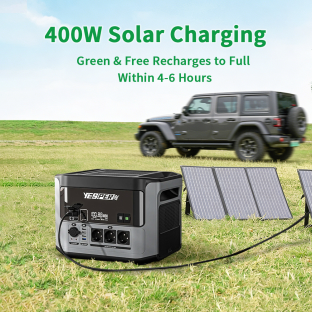 YESPER Portable Power Station PB-58 LIFEPO4 - 1408Wh