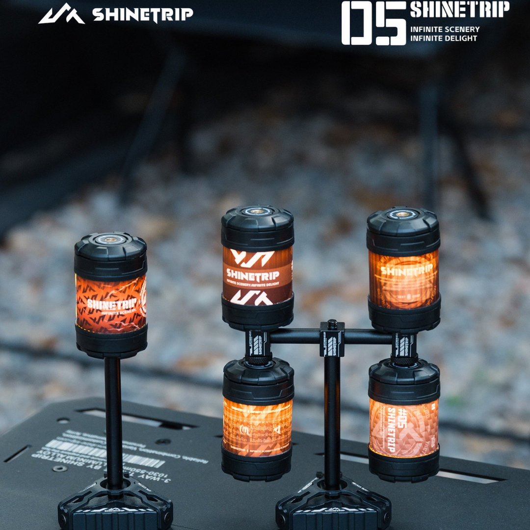 ShineTrip ST-05 Horn Peak Candleholder Light Array (Three-Point Base)