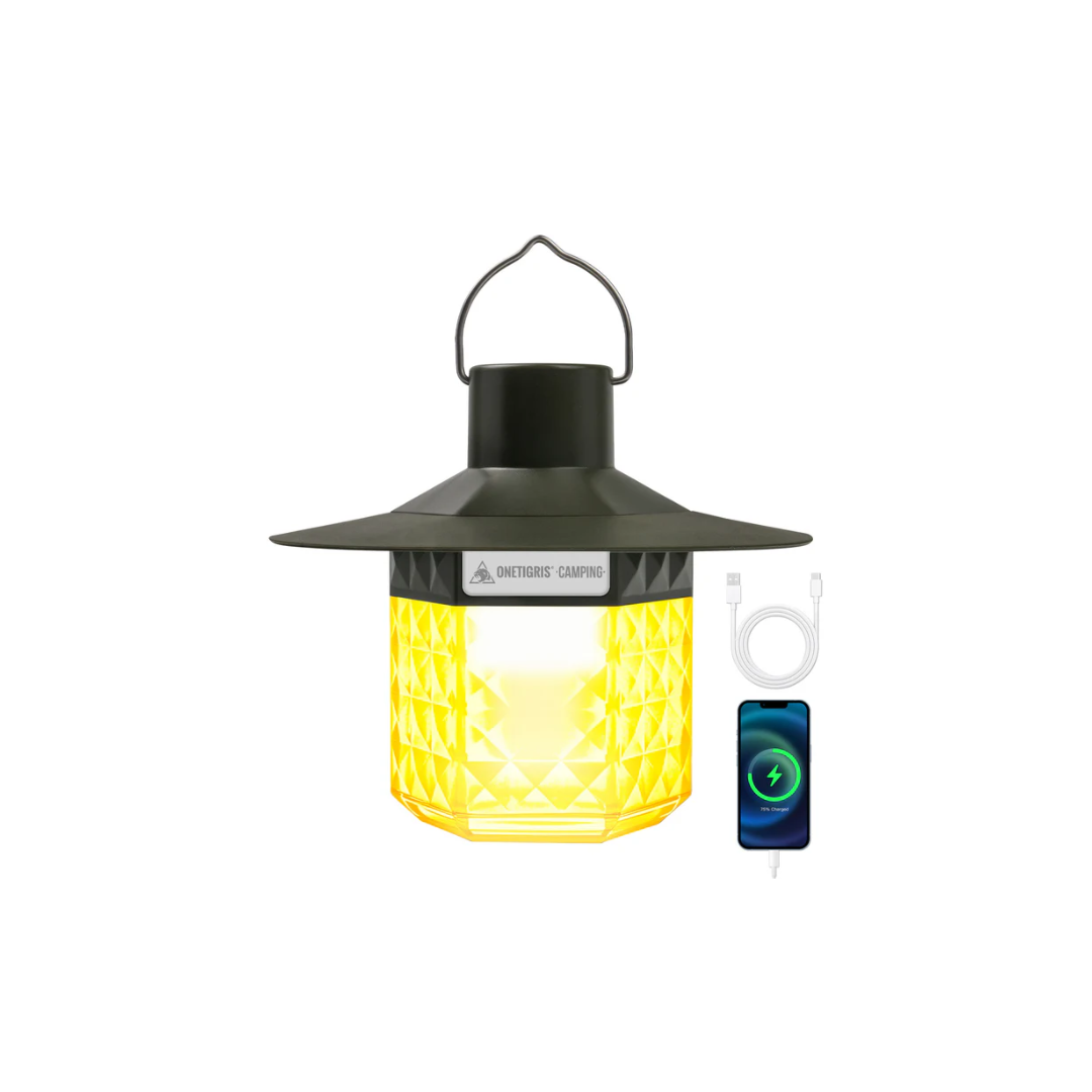 OneTigris LED Camping Lantern 220Lm - Ranger Green