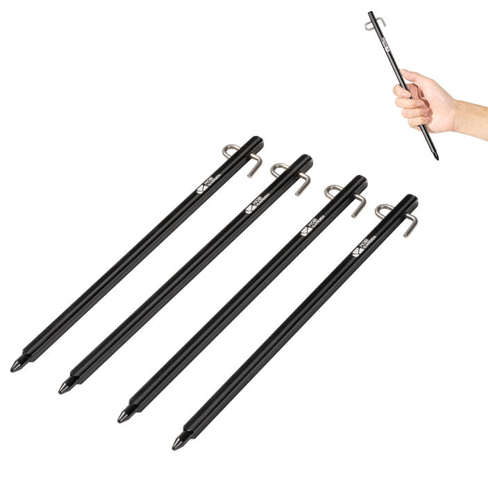 Mobi Garden 7A04 Aluminum Peg 28cm x4-Goritta Works Sdn. Bhd. 202501017603 (1619017-X)