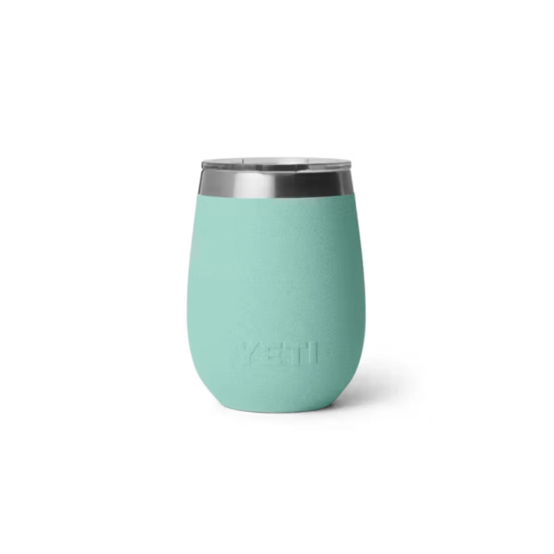YETI Rambler 10 oz Wine Tumbler with DuraSip Ceramic Lining - Sea Stone