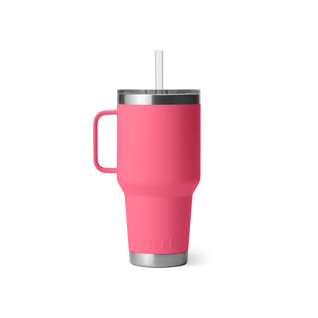 YETI Rambler 35 oz Straw Mug with Straw Lid - Tropical Pink