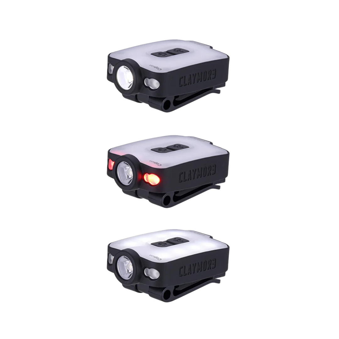 Claymore Capon 40B Rechargeable Cap Light - Black-Goritta Works Sdn. Bhd. 202501017603 (1619017-X)