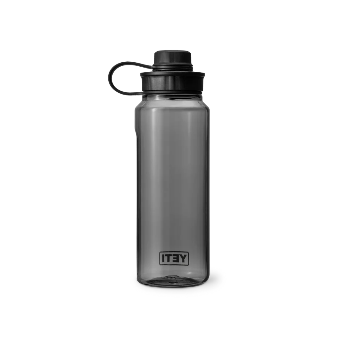 Yonder 34 oz (1L) Water Bottle with Yonder Tether Cap - Charcoal