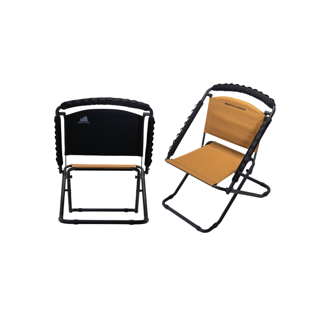Goritta Works CEO High Chair | 2-in-1 Dual Color (Black / Coyote Tan) Height-Adjustable