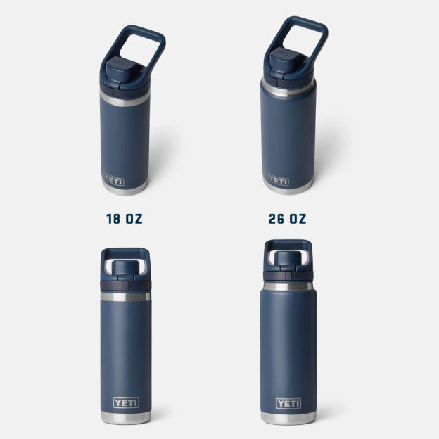 YETI Rambler 18 oz Water Bottle with Color-Matched Flip Chug Cap - Pace Purple